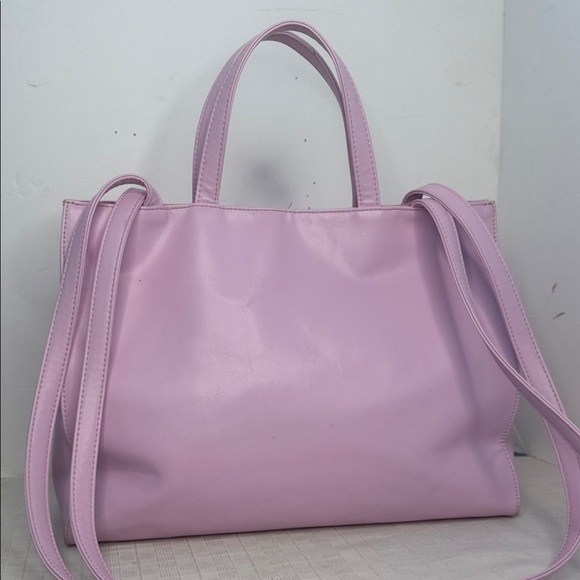 TELFAR 
Vegan Leather Medium Shopping Bag Lavender - Picture 7 of 16